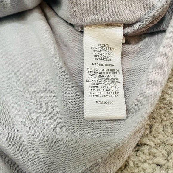 Express Silver and Gray Metallic Lace Tank Top Size M - Picture 6 of 8